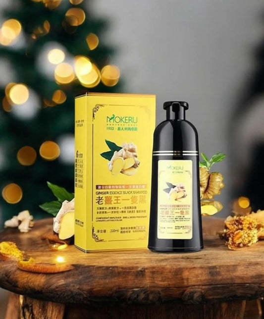 Mokeru Ginger Black Hair Color Shampoo – 5 Minute Natural Hair Dye